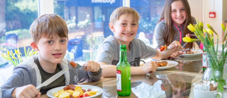 Children tuck into dishes from Billy's Kids Menu